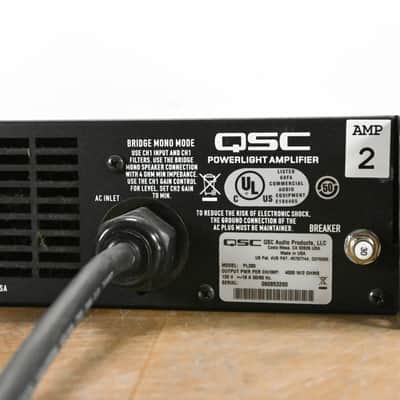 QSC PL380 Powerlight 3 Series 2-Channel Power Amplifier CG012GM image 6