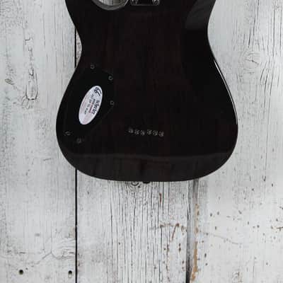 Schecter Omen Extreme-6 Electric Guitar Quilt Maple Top See-Thru Black image 7