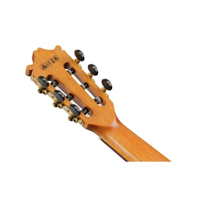 Ibanez GA3007CE Acoustic Electric Guitar with Hard Case (Natural High Gloss) image 6