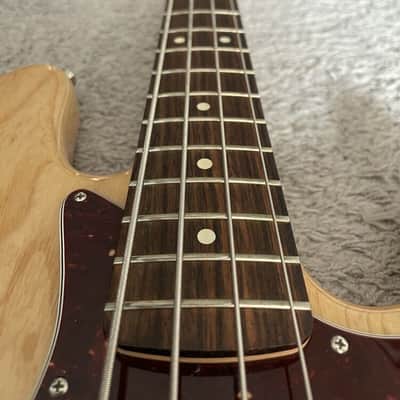 Fender FSR Jazz Bass 2011 MIM Special Edition Deluxe Natural Ash 4-String Guitar image 8