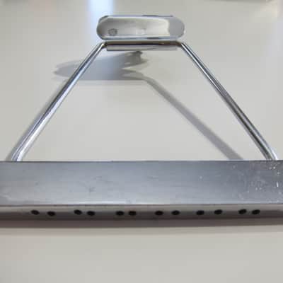 Gibson Acoustic 12 String Guitar Tailpiece Authentic Vintage Part Circa-1960s-Chrome image 6