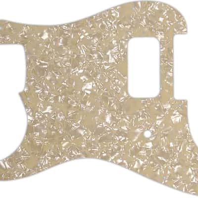 WD Custom Pickguard For Left Hand Fender Tom Delonge Stratocaster #28C Cream Pearl/Cream/Black/Cream