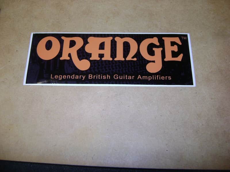 Orange Amps promo decal sticker Amplifier Large Version2 image 1