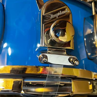Slingerland 5.5" x 14" Studio King Snare Drum - Lunar Blue Lacquer image 3