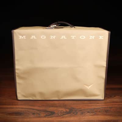 Magnatone Varsity Reverb 15W 1x12” Combo Amp w/ FTSW & Cover – Blonde w/ Oxblood image 6