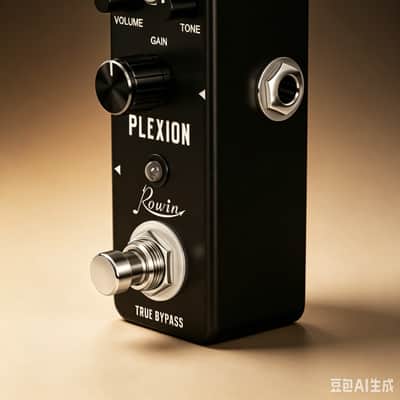 Rowin LEF-324 Plexion Plexi Distortion Pedal Dual Bright/Normal Mode True Bypass Mini Metal Guitar Effect--Shipped from Irvine Warehouse in California by USPS image 3