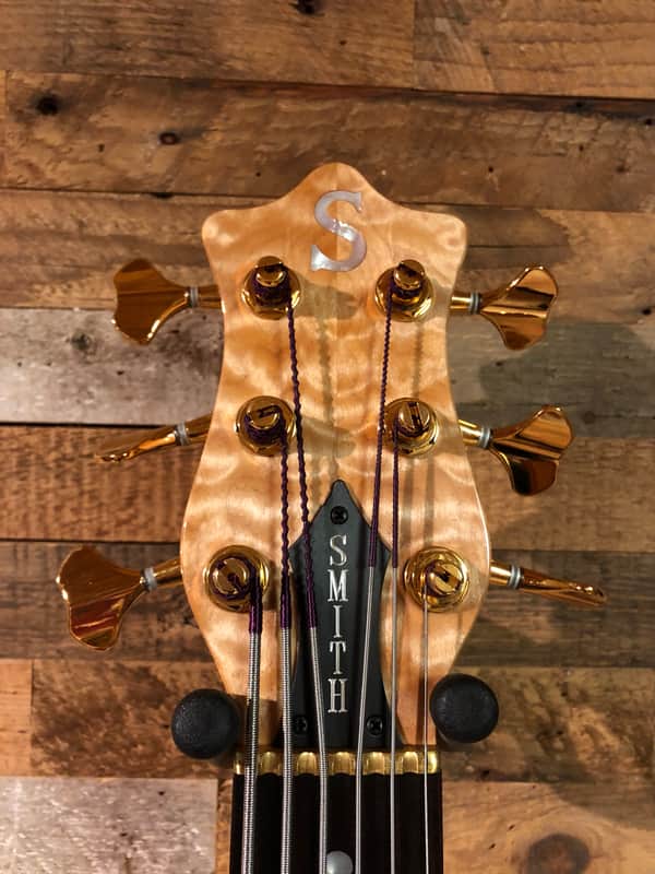 Ken Smith BSR6EG Elite 6 String Bass - Quilt Maple / Mahogany | Reverb
