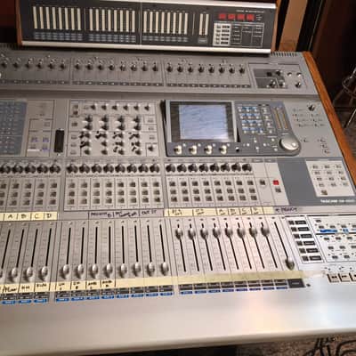 TASCAM DM-4800 Digital Mixer with Meterbridge 2010s - Gray image 1