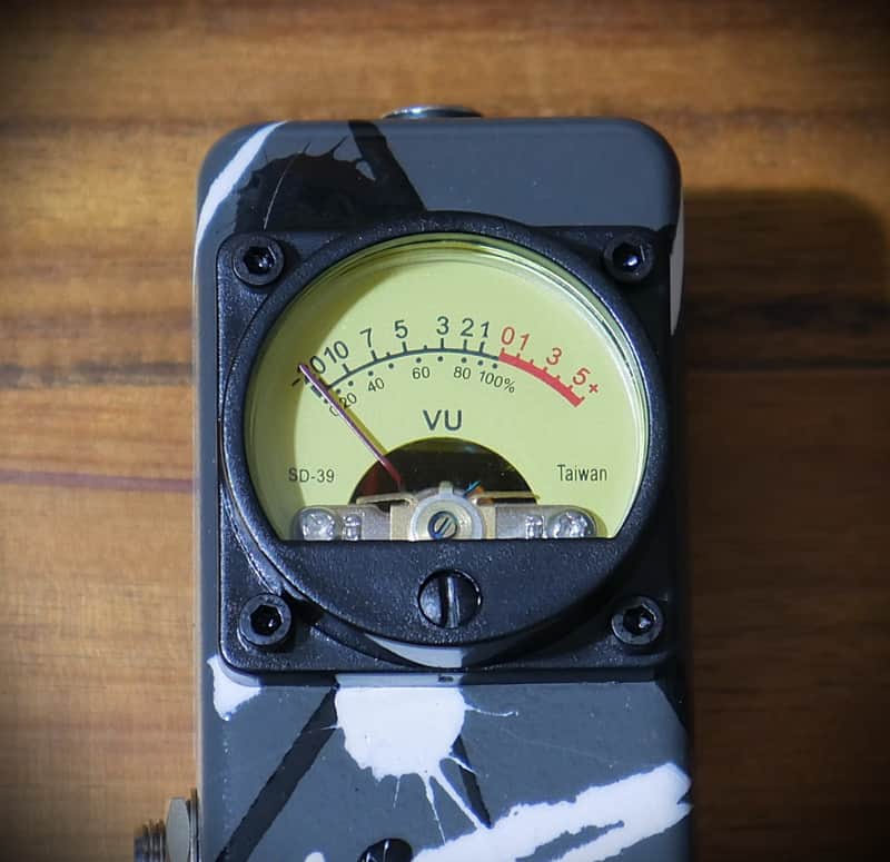 VU Meter Pedal – Signal Level Monitor – Pedalboard Utility image 1