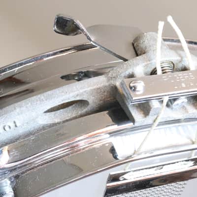 RARE Rogers Satellite Piccolo Snare Drum, Grey Cast Shell, Original Wires, 1970s -ALMOST LIKE NEW  / INSPECTED & TESTED image 3