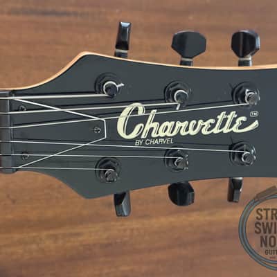 Charvel Charvette Les Paul Guitar, Silver burst, 1989-1991 image 9