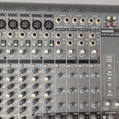 Mackie Onyx 1620 16-Channel Analog Mixer 2003 - 2009 - Black image 4