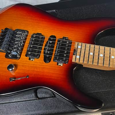 NEW ! Jackson Custom Shop Dinky HSH - Roasted Maple Neck & Fretboard - DK - 3-Tone Sunburst - Authorized Dealer - 7.5 lbs - G06672 image 2