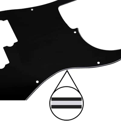 1Pcs 13 Hole P Bass Pickguard Guitar Scratch Plate Pick Guard Compatible with 4 String USA/Mexican Standard Precision Bass Part (3Ply Black) image 5