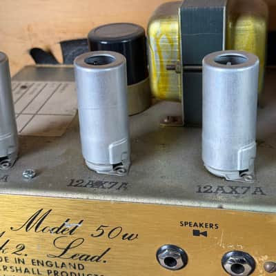 Vintage Used 1977 Marshall Master Model 50W Mk II Lead JMP Head – USA Export – Serviced image 11