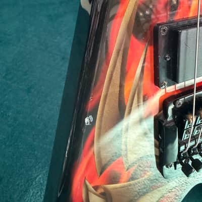 B.C. Rich Kerry King V KKVFG2 Tribal Flame with Kahler Bridge image 6