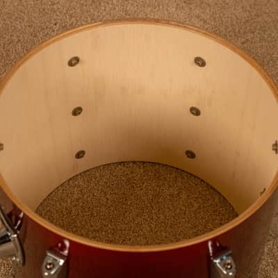 1990s Yamaha Stage Custom Cranberry Red Drum Set image 24