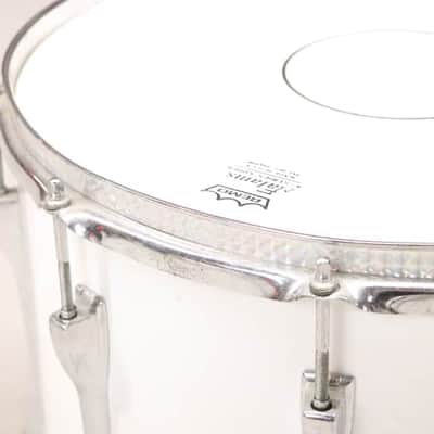 Ludwig 12x15 Marching Snare Drum White Cortex Vintage 1970's image 11
