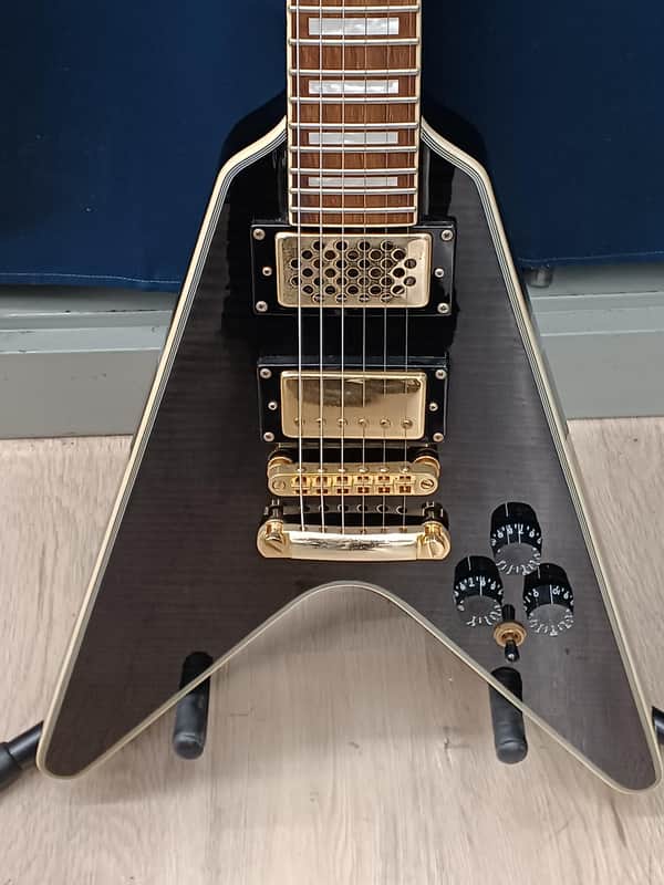 ESP Paul Smith Flying V Type Guitar with Amp Used | Reverb