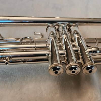 1978 Bach Stradivarius Model 37 Bb Trumpet – Silver Plated image 8
