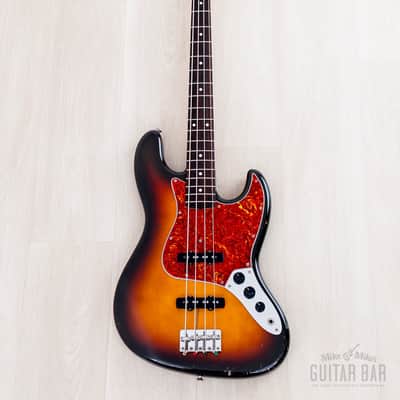 1989 Fender Jazz Bass ‘62 Vintage Reissue JB62-550 Sunburst 100% Original, Japan MIJ Fujigen image 2