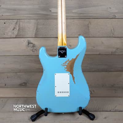 2022 Fender Custom Shop '59 Stratocaster Daphne Blue Heavy Relic image 5