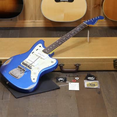 2024 Nash JM-63/MH Alder Electric Guitar Relic Lake Placid Blue + OHSC image 1
