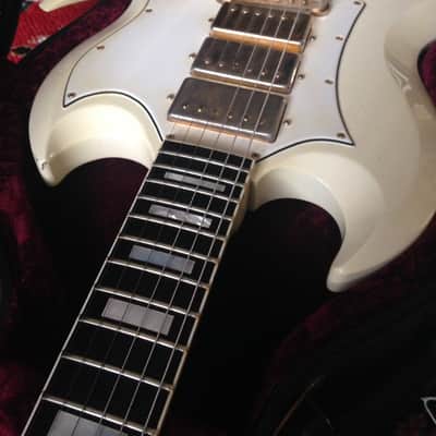 Gibson Custom Shop Les Paul SG Custom 2008 1967 RI Polaris White jimi Hendrix image 5