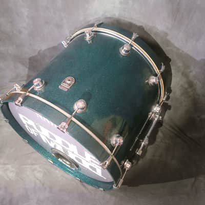Natal Cafe Racer Poplar Green Sparkle Ex Puddle of Mudd 6 Piece Drum Kit + Hardware image 21