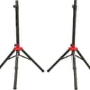 Fender Compact Speaker Stand Pair with Bag, Black - Black