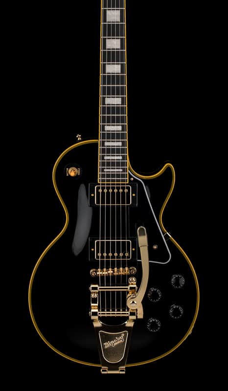 Epiphone Joe Bonamassa 1959 Les Paul Custom (2025) - Antique Ebony #26562 with Original Hard Case image 1