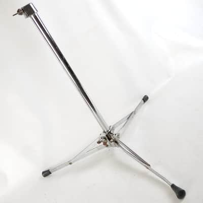 Ludwig Cymbal Stand Flat/Flush-Base Tripod Chrome Chicago Vintage 60s Crash/Ride image 1