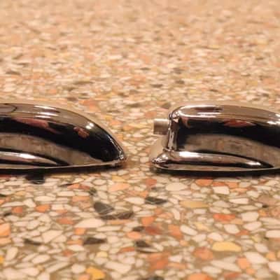 Slingerland Chrome Sound King Large Drum Lugs 2pk Vintage 1990's 2.25" image 3
