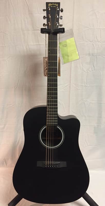 Martin DCPA5 Black Acoustic Electric Guitar W/ Built In Tuner