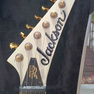 Jackson Pro Series RRT-3 Rhoads 2014 - Present - Ivory with Black Pinstripes image 3