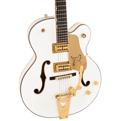 Gretsch Synchromatic Falcon Hollow Body Single-Cut Bigsby Snowcrest White - Semi Acoustic Guitar image 3