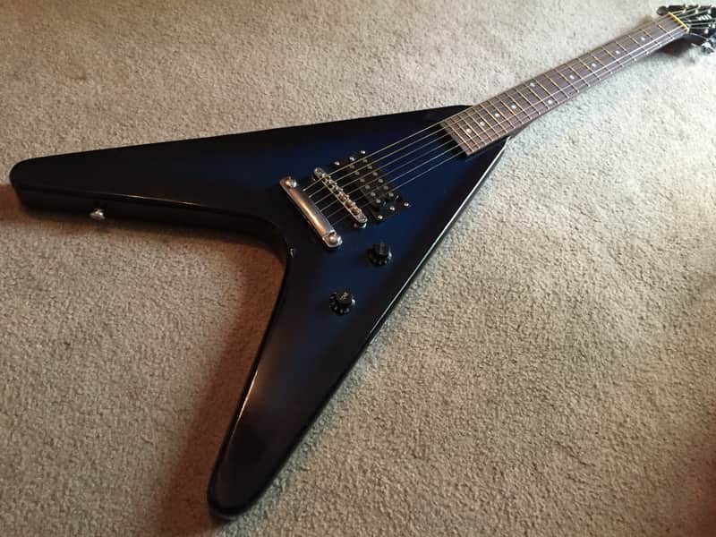 Mahar Flying v 2000s Blue Sunburst image 1