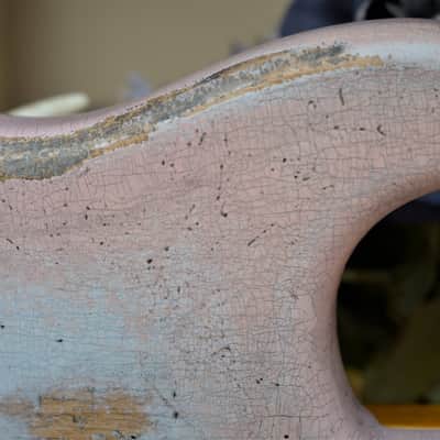 Fender American Stratocaster Heavy Relic Shell Pink Eric Johnson Pups Maple Neck image 19