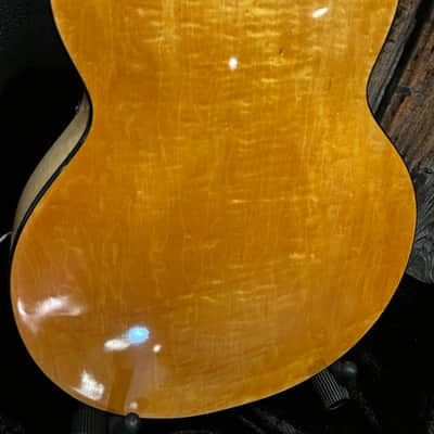 1943 Gretsch Synchromatic 160 Archtop Hollowbody Electric Guitar w/ DeArmond Pickup 1943 - Blonde Spruce Top Flamed Maple Back/Sides/Neck - w/ Gretsch Case image 23