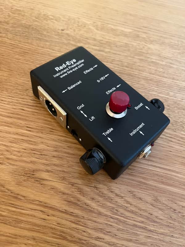 Red-Eye | Active & Passive Preamp DI Box with Clean Boost Switch & Effects Loop image 1