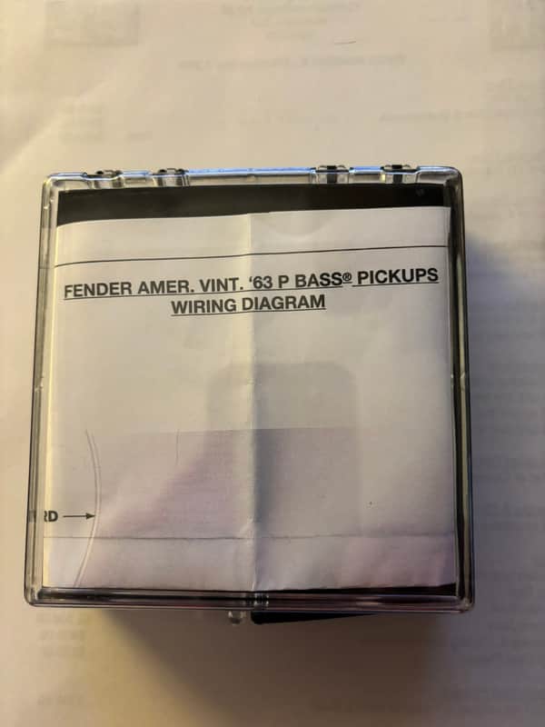 Fender American Vintage '63 P Bass Pickup - Black image 1