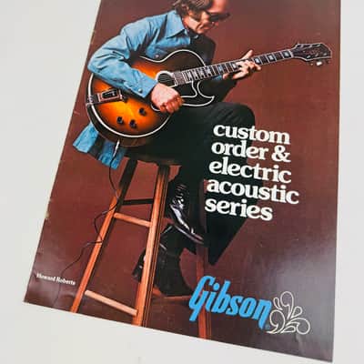 Gibson Custom Order & Electric Acoustic Series Brochure 1975 image 1