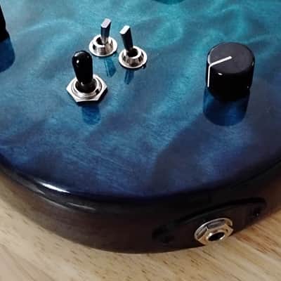 Warmoth Dinky P Bass Body Left Handed - Ocean Blue image 9