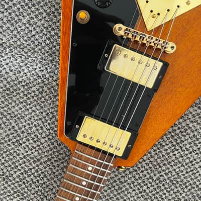 Epiphone Joe Bonamassa Signature '58 "Amos" Korina Flying V 2018 - 2019 - Korina image 6