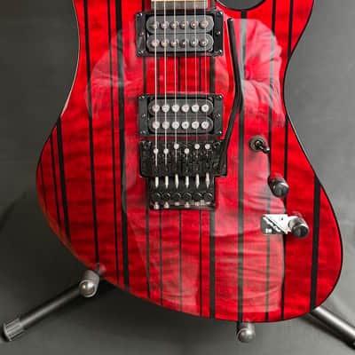 Schecter Synyster Standard Plus Electric Guitar Transparent Deep Red Finish imagen 2