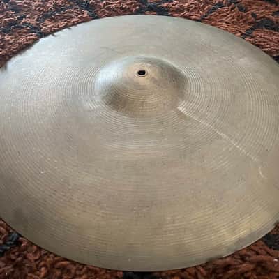 Vintage 1970s Avedis Zildjian USA 21" Ride Cymbal Thin Logo Stamp '70s image 1