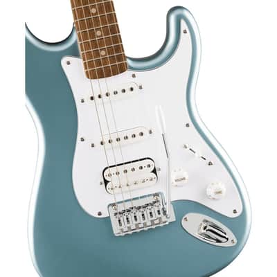 Squier Affinity Series Stratocaster Junior HSS Electric Guitar - Ice Blue Metallic image 4