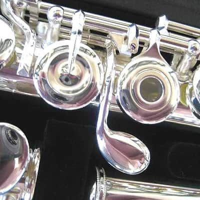 Mint Open Box Pearl PF-665RBE Open-Hole Flute, Silver Head; with Case image 7