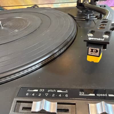 Gemini XL-BD10 Belt Drive Semi Automatic Black Turntable Vinyl Record Player image 6