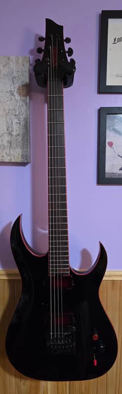Schecter Sunset-6 Red Dawn ET EX 2024 - Present - Gloss Black image 1